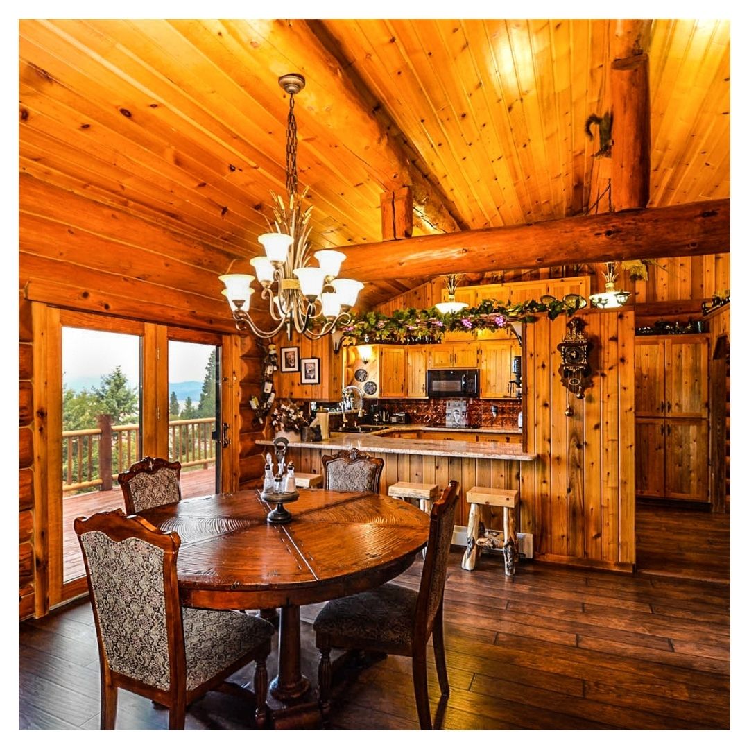 small kitchen in a cabin